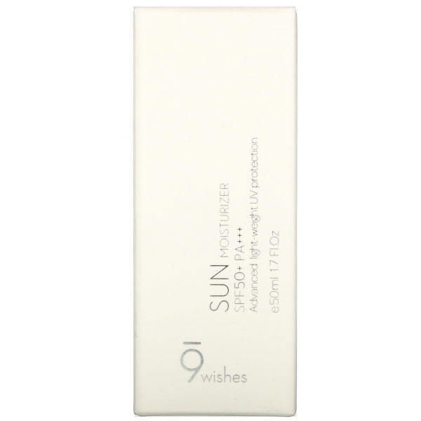 9Wishes, Sun Moisturizer, SPF 50+ PA+++, 1.7 fl oz (50 ml) - Imagen 2