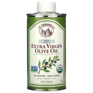 La Tourangelle, Aceite de oliva extra virgen 100% Orgánico, 500 ml, (1,69 oz. líq.)