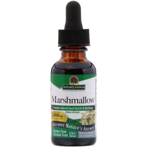 Nature's Answer, Marshmallow (Malvavisco), Alcohol Free (Sin Alcohol), 2,000 mg, 1 fl oz (30 ml)