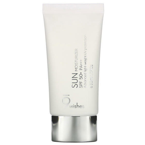 9Wishes, Sun Moisturizer, SPF 50+ PA+++, 1.7 fl oz (50 ml)