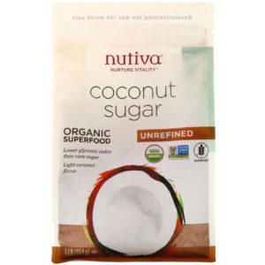 Nutiva, Azúcar de coco orgánico, 454 g (1 lb)
