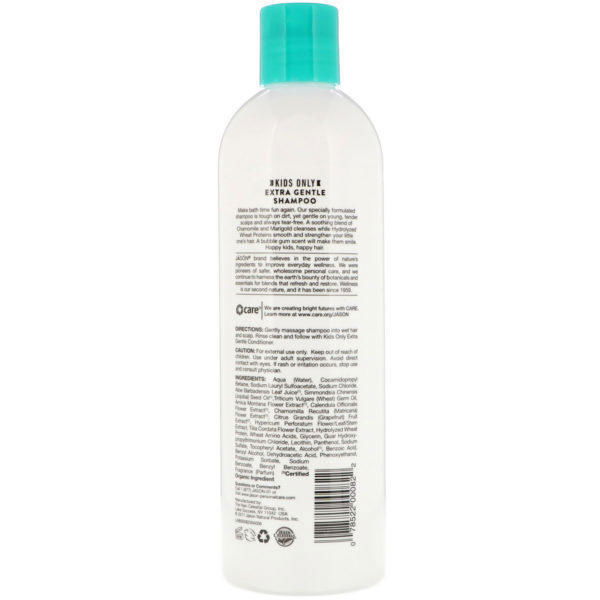 Jason Natural, Kids Only, champú extra suave, 17,5 fl oz (517 ml) - Imagen 2