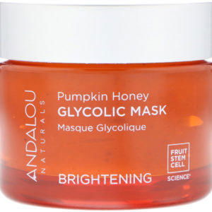 Andalou Naturals, Máscara glicólica, calabaza y miel, blanqueador, 1,7 fl oz (50 ml)