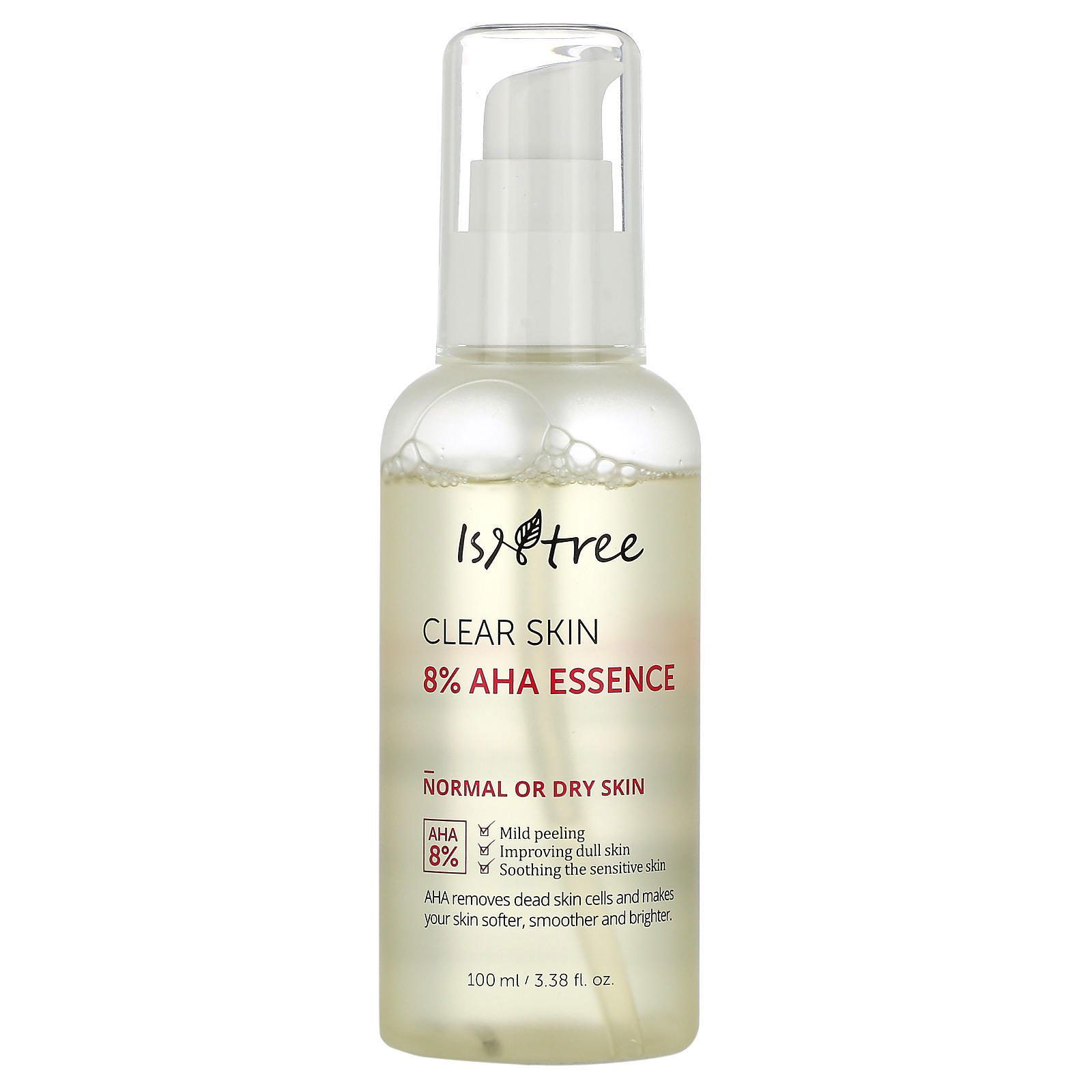 Isntree, Esencia aclarante con 8 % de AHA, 100 ml (3,38 oz. líq.)