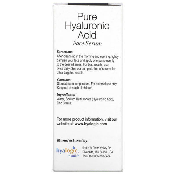 Hyalogic, Pure Hyaluronic Acid Face Serum, 1 fl oz (30 ml) - Imagen 3