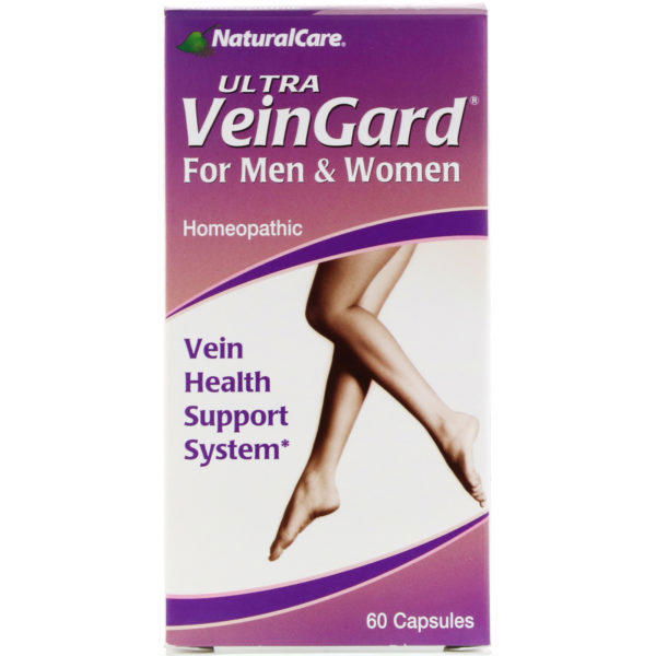 NaturalCare, Ultra Vein-Gard, Para Hombres y Mujeres, 60 Cápsulas