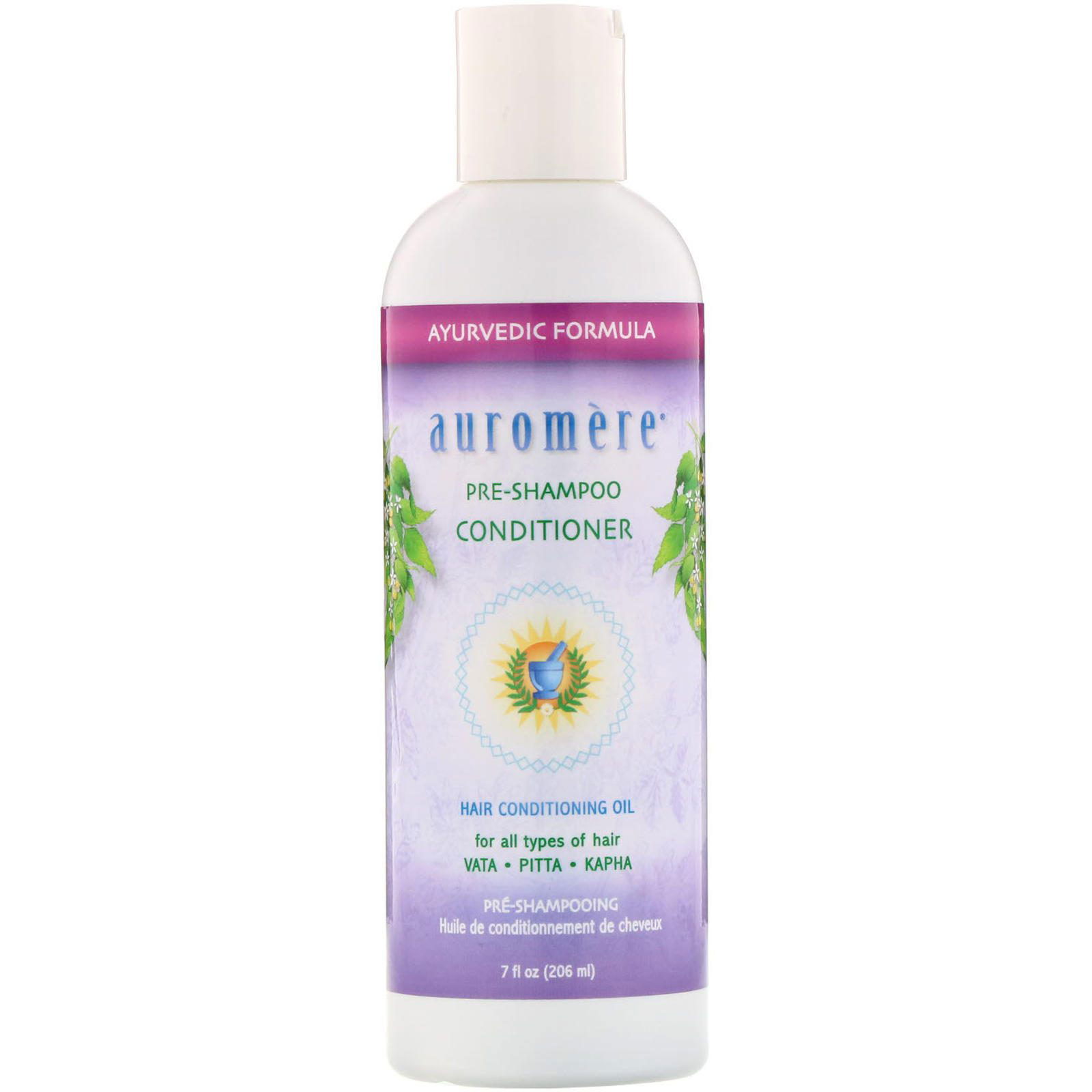 Auromere, Acondicionador Pre-Champú, Aceite Acondicionador para el Cabello, 7 fl oz (206 ml)