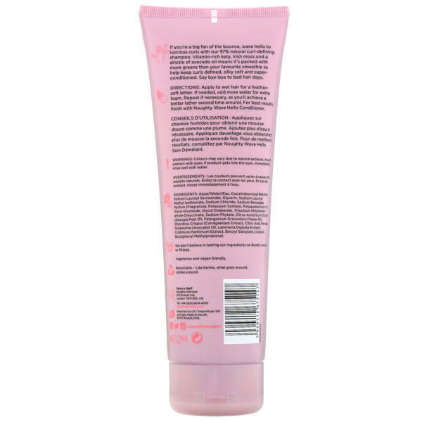 Noughty, Wave Hello, Champú para definir los rizos, 250 ml (8,4 oz. líq.) - Imagen 2