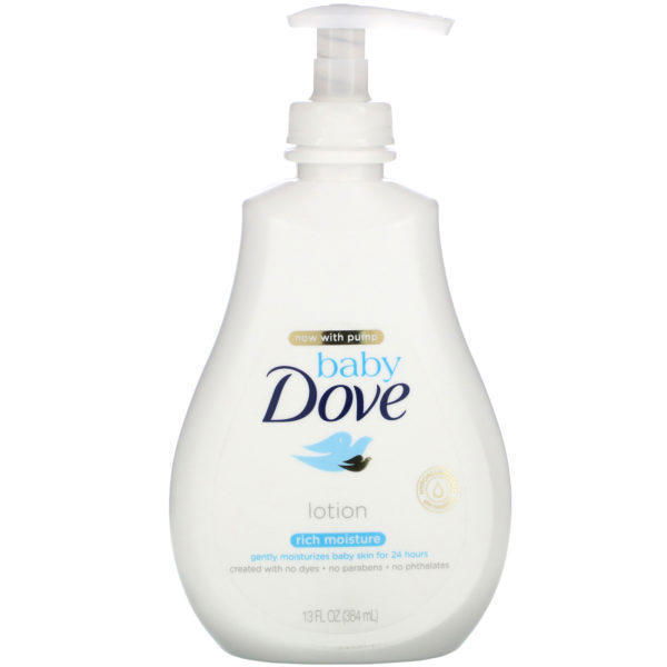 Dove, Loción para bebés, Rich Moisture, 384 ml (13 oz. líq.)