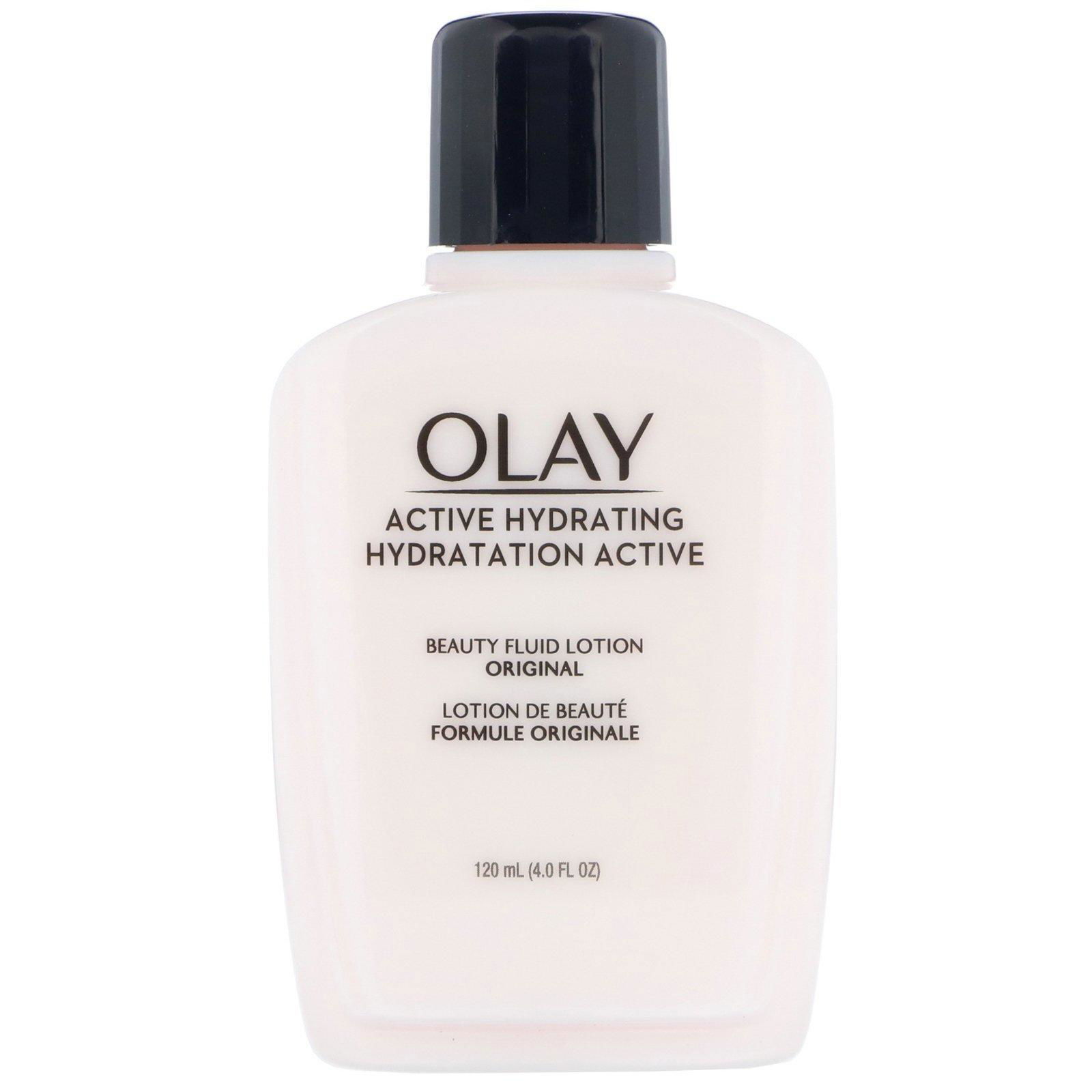 Olay, Active Hydrating, Loción líquida de belleza e hidratación activa, Original, 120 ml (4 oz. líq.)