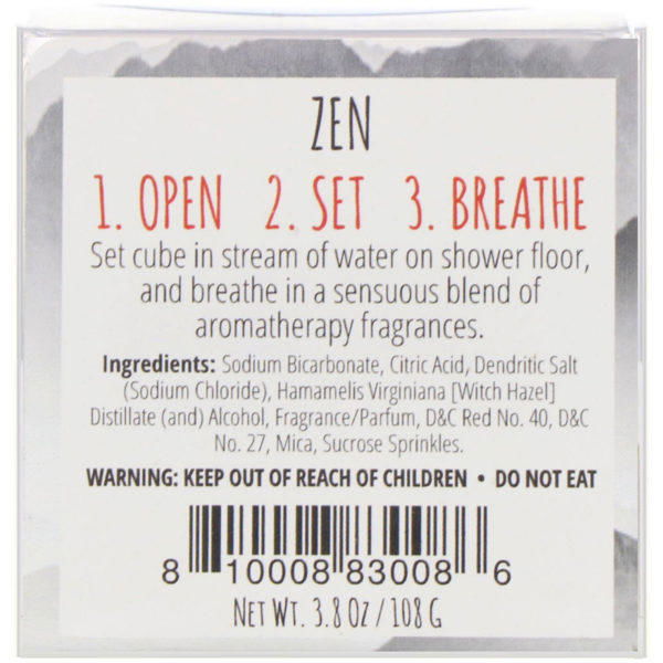 Fizz & Bubble, Vaporizador para ducha, Zen, 108 g (3,8 oz) - Imagen 3