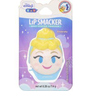 Lip Smacker, Bálsamo para labios Disney Emoji, Cenicienta, #BibbityBobbityBerry, sabor bayas, 7,4 g (0,26 oz)