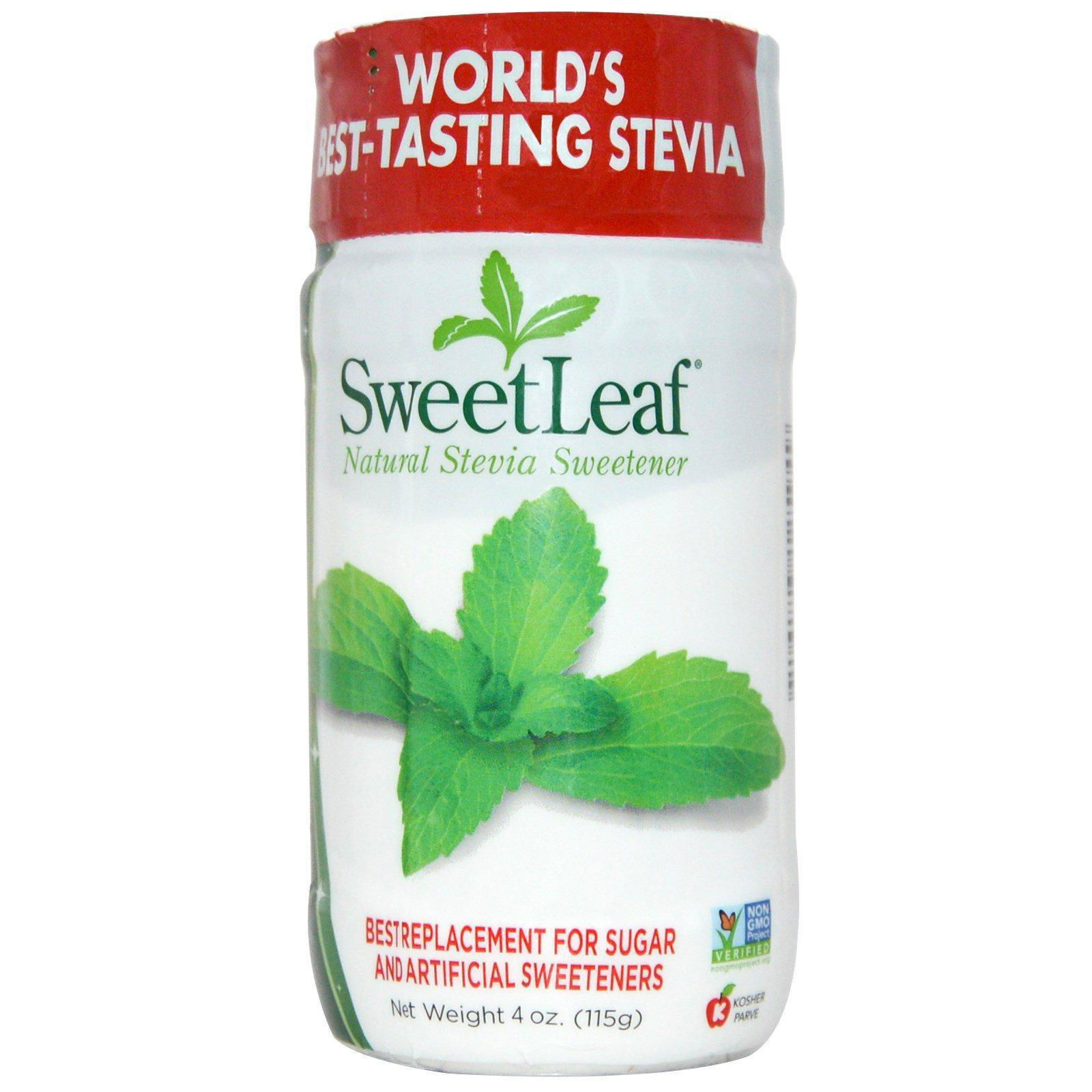Wisdom Natural, SweetLeaf, Endulzante Natural de Stevia, 4 oz (115 g)