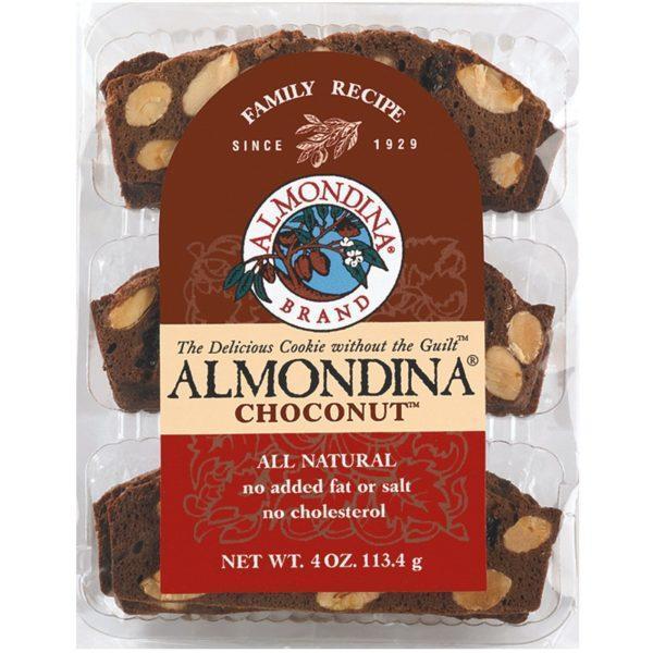 Almondina, Choconut, Galletitas de almendras y chocolate, 4 oz (113 g)