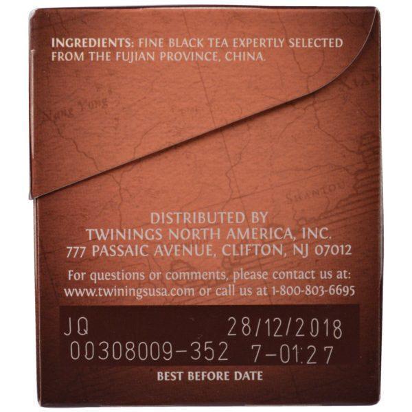Twinings, 100 % té negro puro, Lapsang souchong, 20 bolsas de té, 1,41 oz (40 g) cada uno - Imagen 2