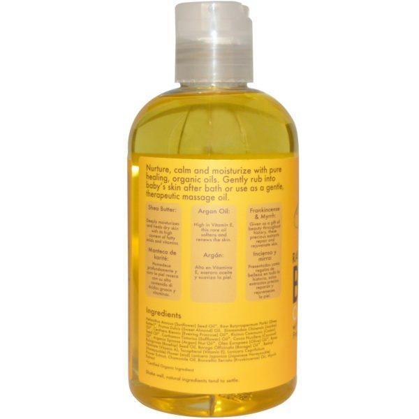 SheaMoisture, Aceite de frotar de manteca de karité cruda, 8 oz líquidas (236 ml) - Imagen 2