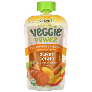 Sprout Organic, Veggie Power, Sweet Potato with Mango, Apricot & Carrot, 4 oz (113 g)