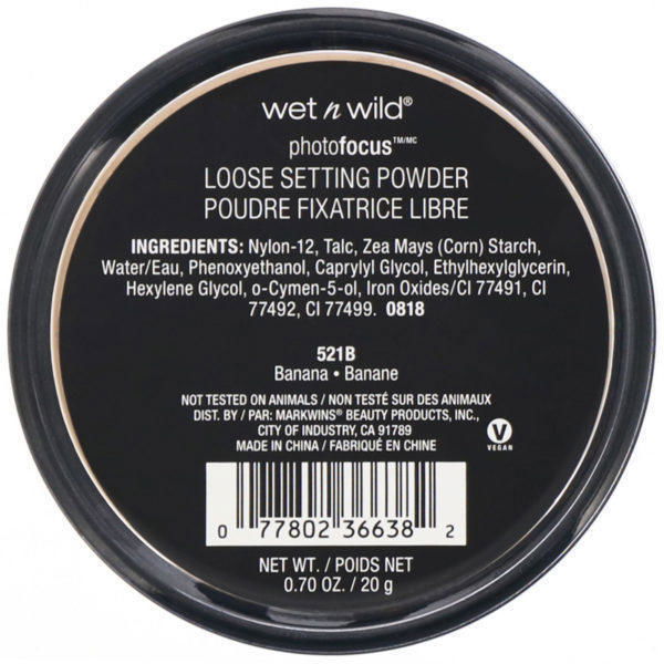 Wet n Wild, Photo Focus, Polvo fijador volátil, Banana, 20 g (0,70 oz) - Imagen 3