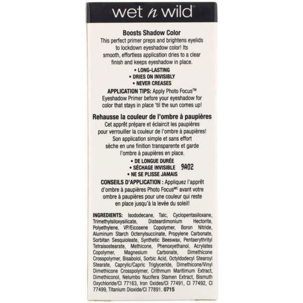 Wet n Wild, Prebase para sombras de ojos PhotoFocus, Solo una cuestión de base, 10 ml (0,34 oz. liq.) - Imagen 3