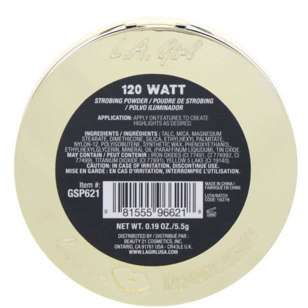 L.A. Girl, Strobe Lite, Polvo iluminador, 120 Watt, 5,5 g (0,19 oz) - Imagen 3