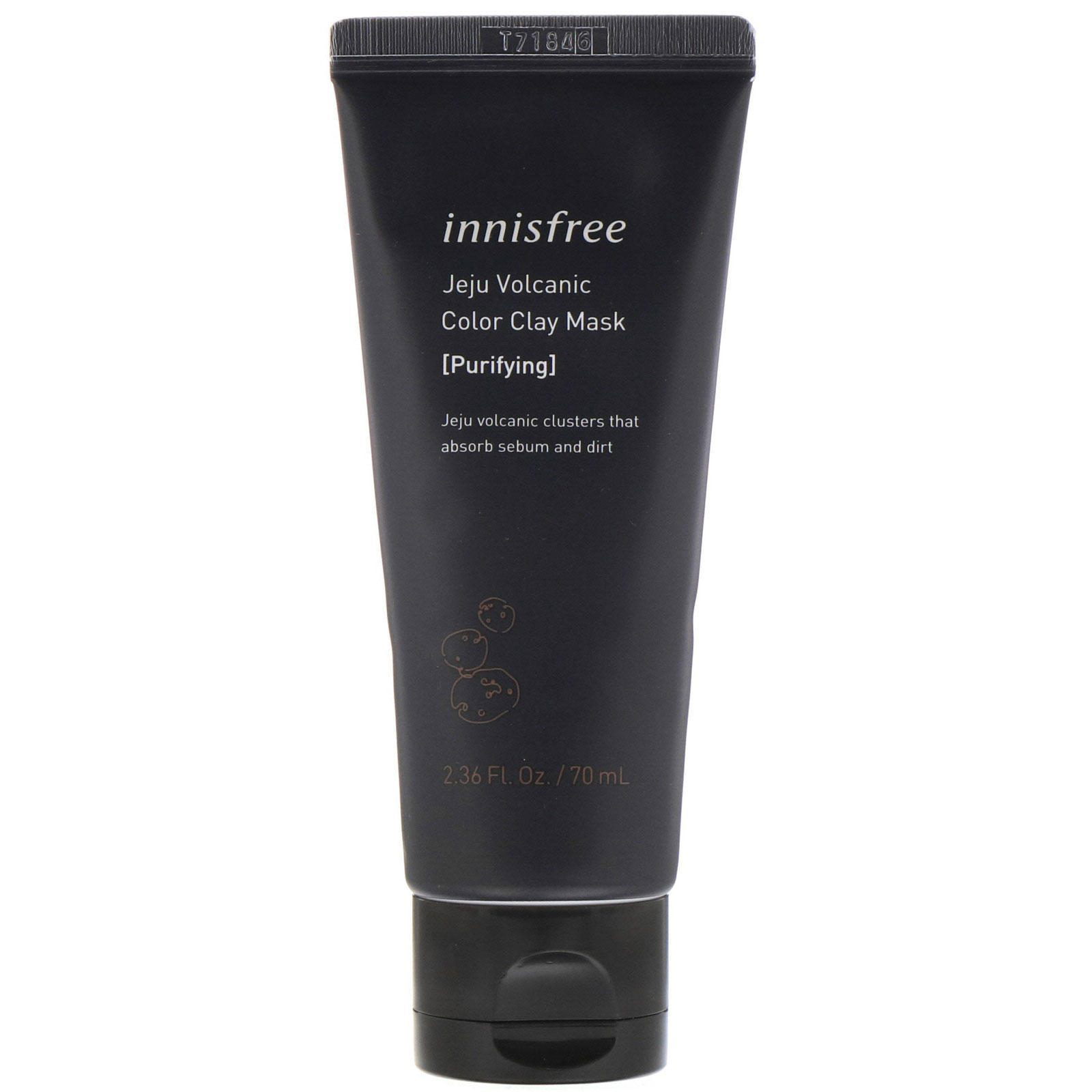 Innisfree, Mascarilla de color de arcilla volcánica de Jeju, purificante, 70 ml (2,36 oz. líq.)