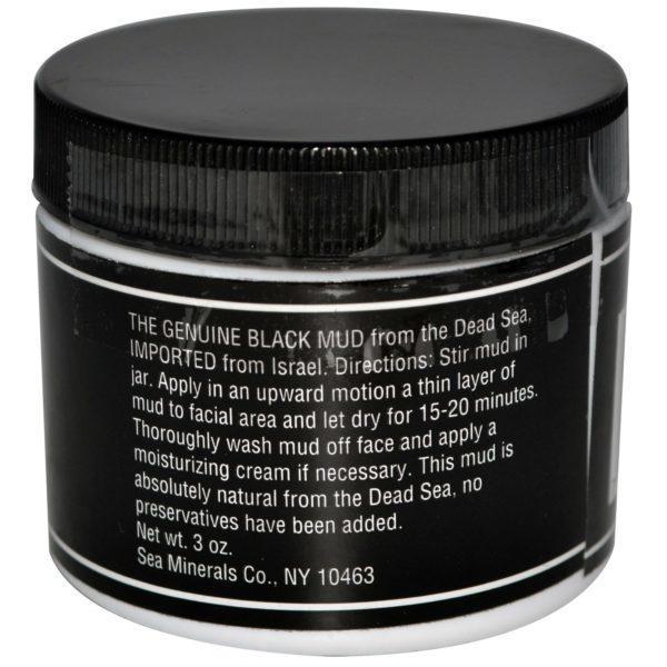 Sea Minerals, Barro negro, Máscara facial completamente natural, 3 oz - Imagen 2