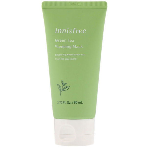 Innisfree, Mascarilla facial nocturna con té verde, 80 ml (2,7 oz. líq.)