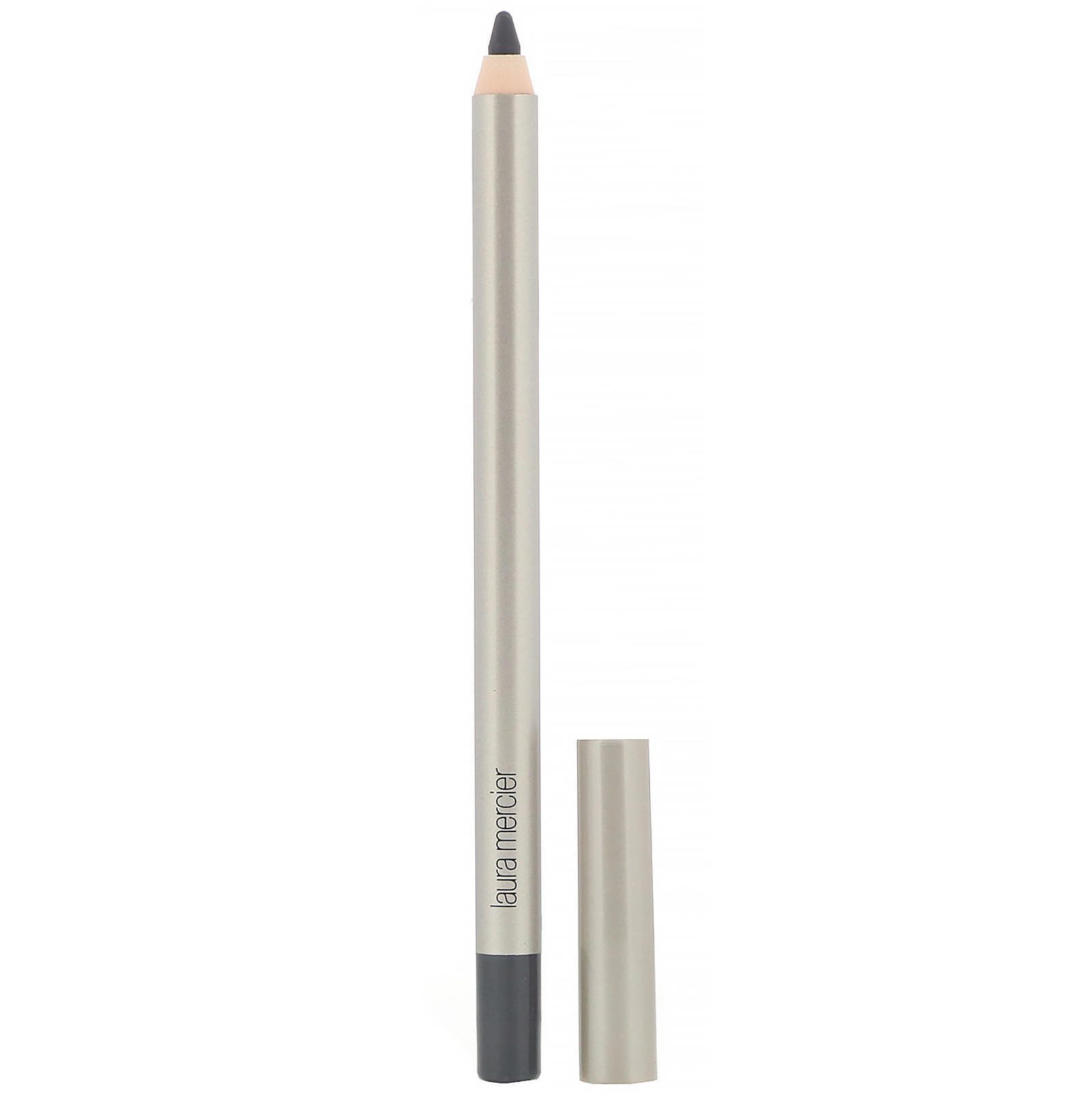 Laura Mercier, Longwear Crème Eye Pencil, Lápiz delineador para ojos de larga duración, Slate (negro pizarra), 1,20 g (0,04 oz)