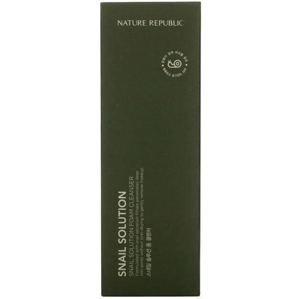 Nature Republic, Snail Solution, Foam Cleanser, 5.07 fl oz (150 ml) - Imagen 2