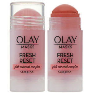 Olay, Fresco reinicio, Mascarilla de arcilla en barra, Con complejo mineral rosa, 48 g (1,7 oz)