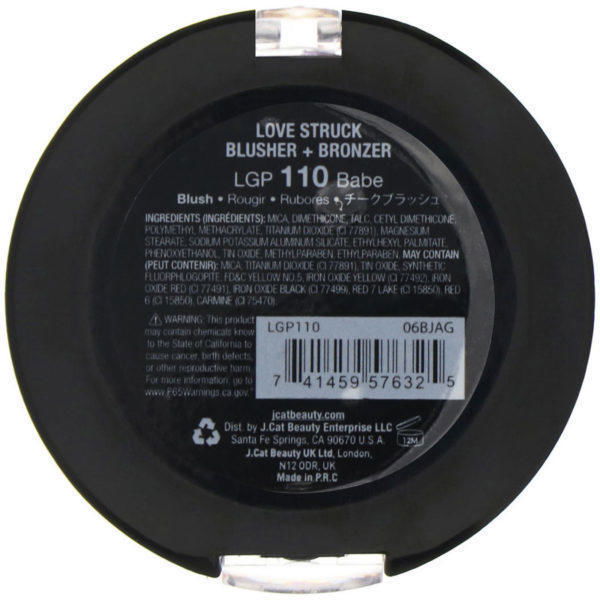 J.Cat Beauty, Golpe de amor, Rubor y bronceador, LGP 110 Ricura, 7,5 g (0,26 oz) - Imagen 3