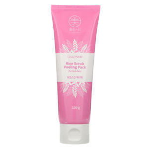 Crazy Skin, Rice Scrub Peeling Pack, 130 g