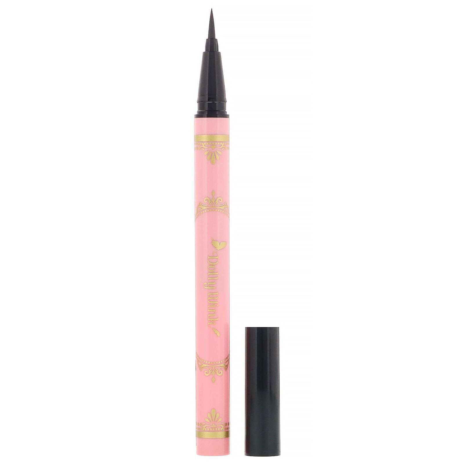 Koji, Guiño de muñeca, Delineador líquido, Negro profundo, 7 ml (0,2 oz. líq.)