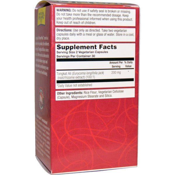Natural Balance, Long Jack, PowerMax 200, 60 Cápsulas Vegetales - Imagen 2