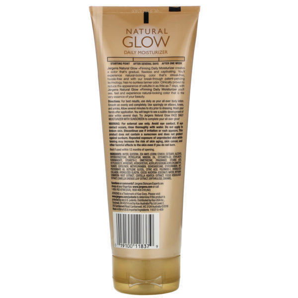 Jergens, Natural Glow, Firming Daily Moisturizer, Fair to Medium,  7.5 fl oz (221 ml) - Imagen 2