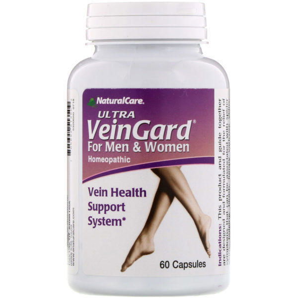 NaturalCare, Ultra Vein-Gard, Para Hombres y Mujeres, 60 Cápsulas - Imagen 3