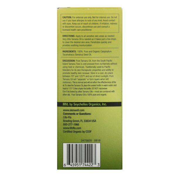 Life-flo, Puro Aceite de Tamanu, 1 fl oz (30 g) - Imagen 3