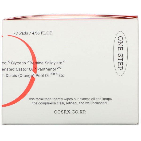 Cosrx, One Step,  Original Clear Pad, 70 Pads, (4.56 fl oz) - Imagen 5
