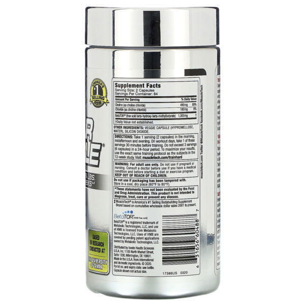 Muscletech, Performance Series, Clear Muscle, 168 Liquid Caps - Imagen 2