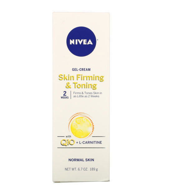 Nivea, Skin Firming & Toning Gel-Cream with Q10 + L-Carnitine, 6.7 oz (189 g) - Imagen 2