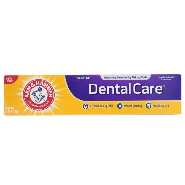 Arm & Hammer, Dental Care, Fluoride Anticavity Toothpaste, Pure Mint, 6.3 oz (178 g) - Imagen 2