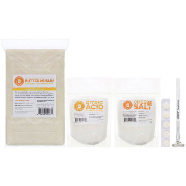 Cultures for Health, Kit de queso, Mozzarella y ricota, 1 kit