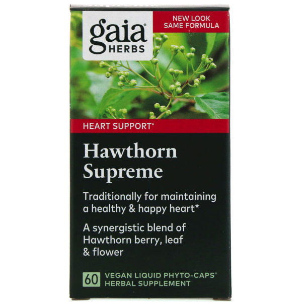 Gaia Herbs, Hawthorn Supreme, 60 Fito Cápsulas Líquidas Vegetarianas