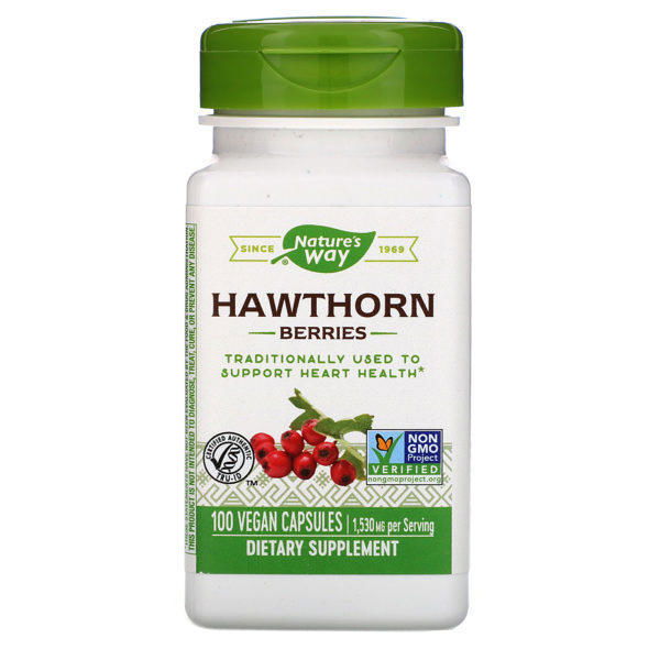 Nature's Way, Hawthorn Berries, 1,530 mg, 100 Vegan Capsules