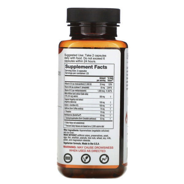LifeSeasons, Relieve-R, Effective Relief, 46 Vegetarian Capsules - Imagen 2