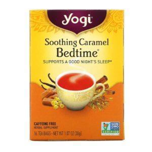 Yogi Tea, Soothing Caramel Bedtime, Sin Cafeína, 16 Bolsitas de Té, 1,07 oz (30g)