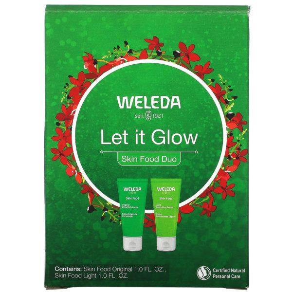 Weleda, Let It Glow, Skin Food Duo, 2 Piece Set, 1.0 fl oz (30 ml) Each - Imagen 3