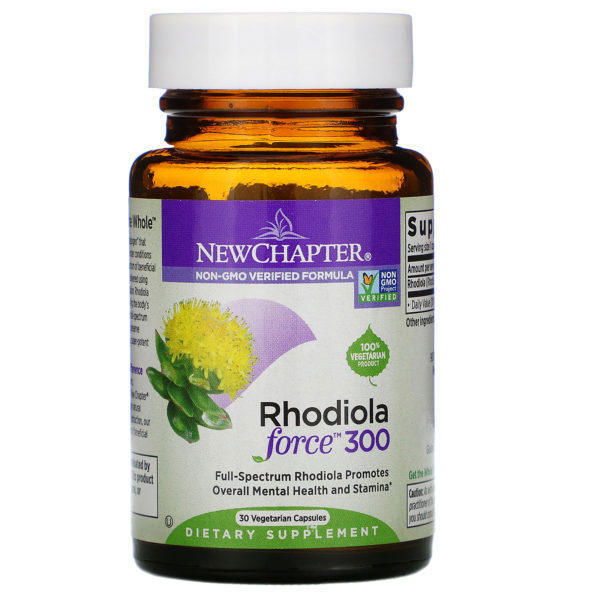 New Chapter, Rhodiola Force 300, 30 Vegetarian Capsules - Imagen 3