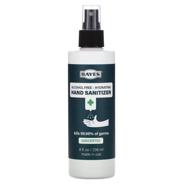 Bayes, Desinfectante para manos, Sin alcohol, Sin fragancia, 236 ml (8 oz. líq.)