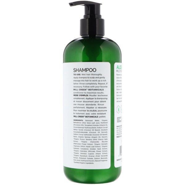 Mill Creek Botanicals, Aloe Vera Shampoo, Mild Formula, 14 fl oz (414 ml) - Imagen 2
